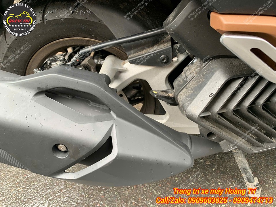 Các vị trí lắp pô chuẩn chỉnh khi nâng cấp gấp mới cho xe