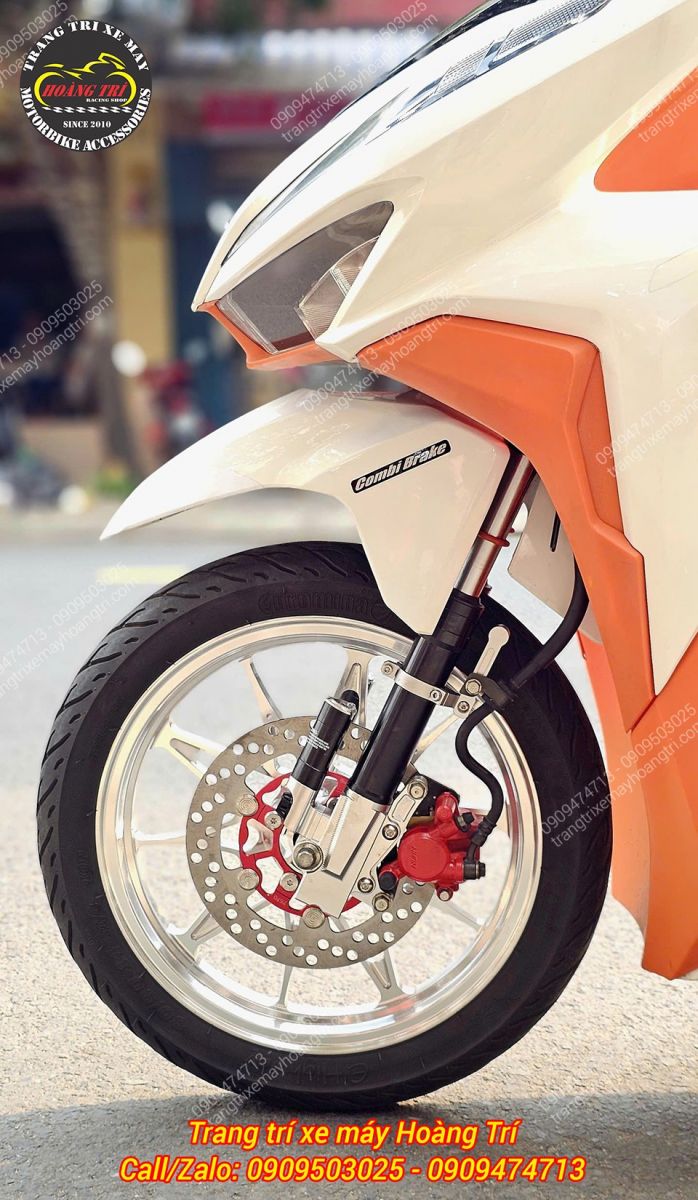 Bộ đôi giúp tăng trải nghiệm nhún cho xe và tăng khả năng phanh hiệu quả hơn