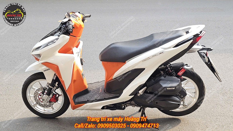 Tổng thể xe Vario 2018 nâng cấp phuộc Kingham và nhiều món phụ kiện đẳng cấp khác