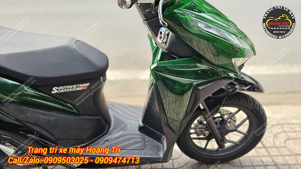 Màu sắc được đồng bộ mang lại vẻ ngoài mới mẽ trải nghiệm mới cho xe