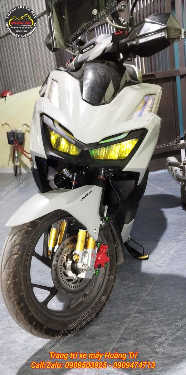 Phuộc trước Kingham Vario 160 ABS được anh khách Nghệ An mua về tự lắp đặt cho xe