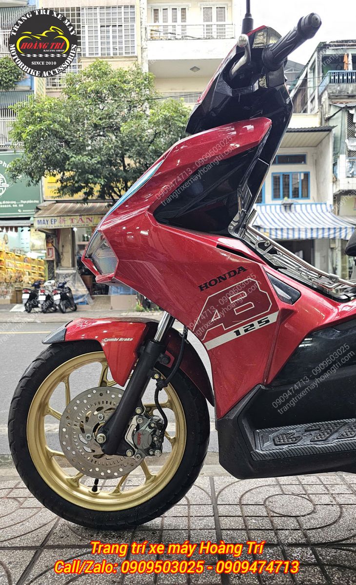 Mâm Vario 160 màu gold dành cho anh em thích phong cách nổi bật