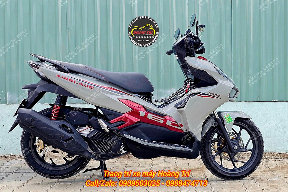 Airblade 160 thay đổi ấn tượng với combo mâm Vario 160 và đĩa sau