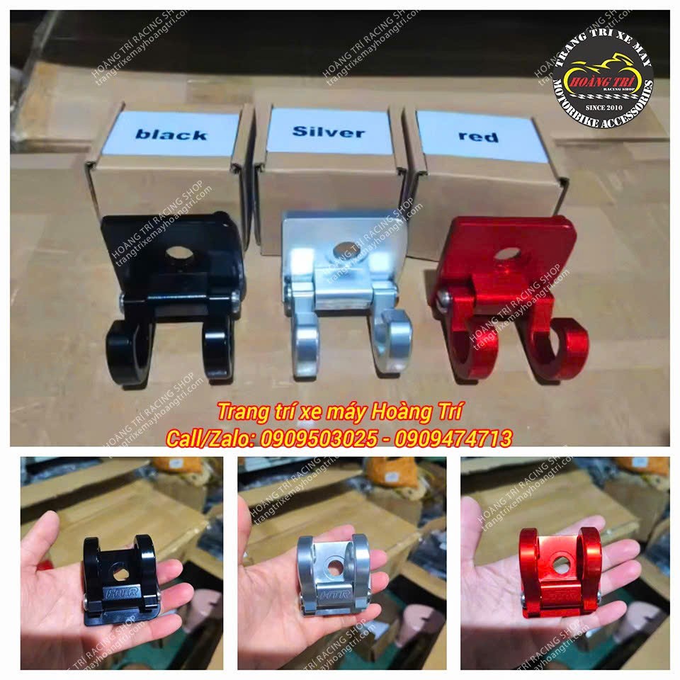 Móc treo đồ nhôm CNC HTR-Grande với 3 màu sắc dễ dàng lựa chọn