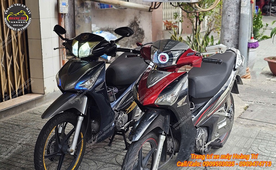 So kè 2 chiếc Future: Khi chưa độ và khi đã được độ bi cầu