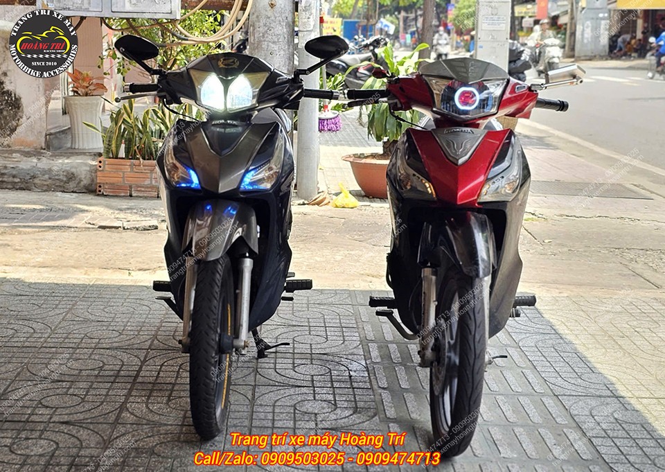 Không chỉ đẹp mà ánh sáng đèn bi cầu mang lại sáng hơn nhiều so với đèn zin