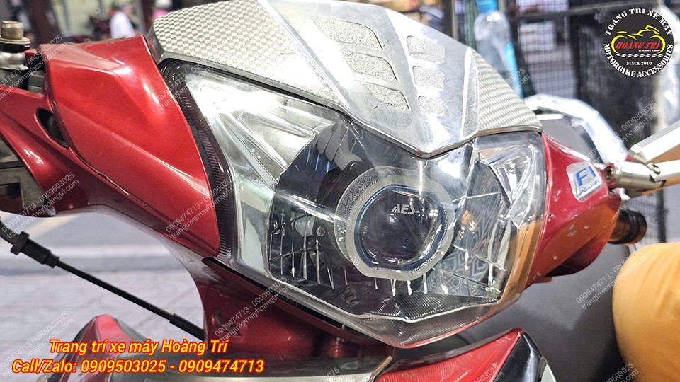 Đã hoàn thiện đèn bi cầu kích thước nhỏ gọn phù hợp chóa đèn