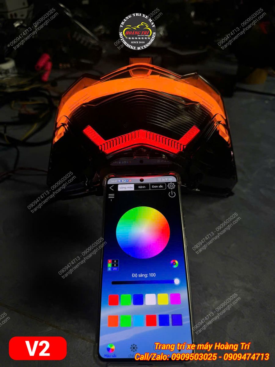 Thêm mẫu mới cụm đèn hậu LED Audi i8 HQ (Mẫu V2) cho anh em lựa chọn