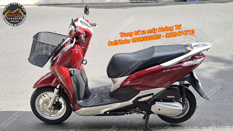 Tổng thể xe khác biệt hơn khi lắp rổ mặt nạ