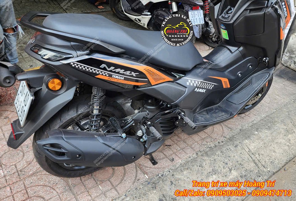 Có điểm tựa giúp người ngồi sau vững vàng hơn