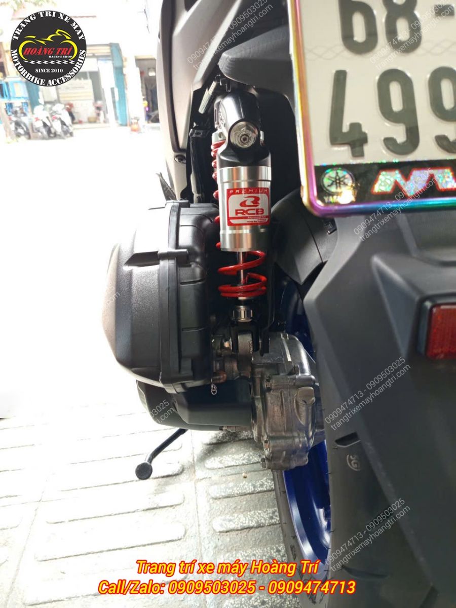 Sau khi nâng cấp phuộc cho NVX V3 - Lắp gọn đẹp, không cạ cấn