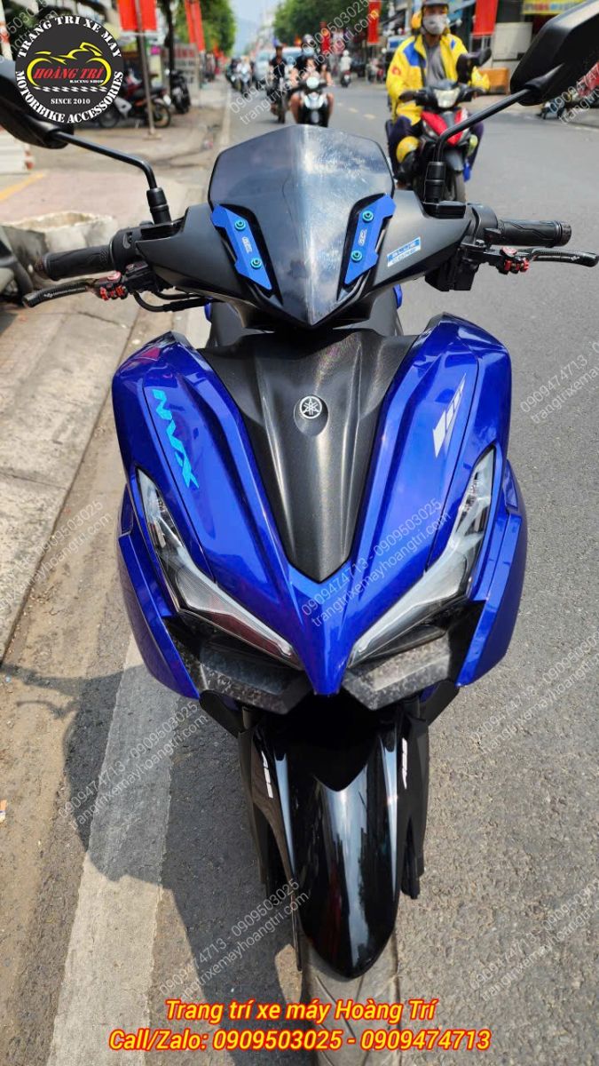 Góc trực diện cặp tay thắng CRG Carbon vừa lắp cho NVX V3