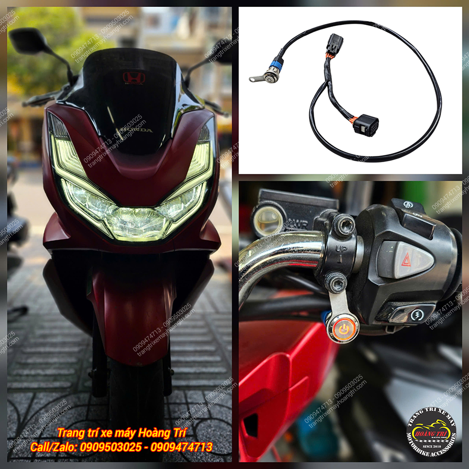 Công tắc LED trông rất hiện đại và lắp đặt gọn gàng không ảnh hưởng trải nghiệm xe