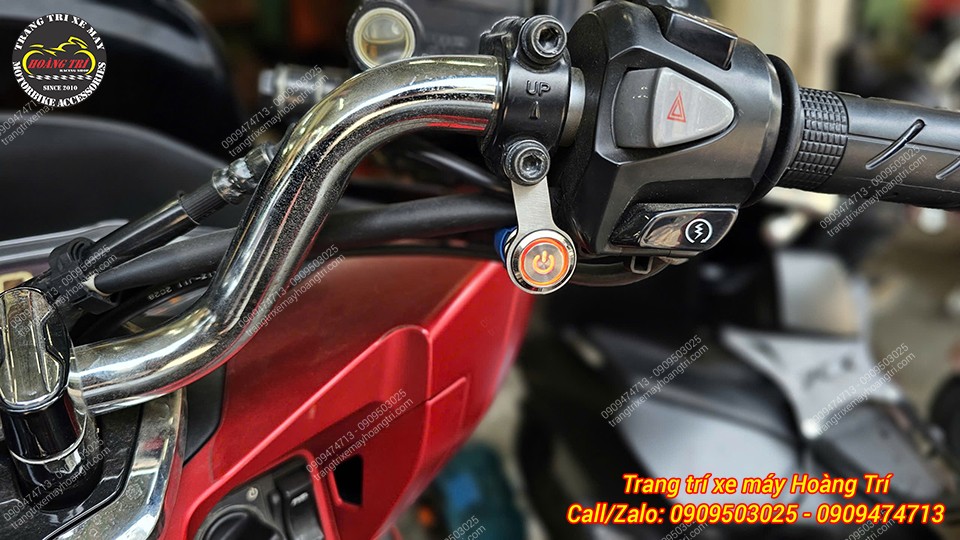 Có nhiều lựa chọn như công tắc LED hoặc hazard