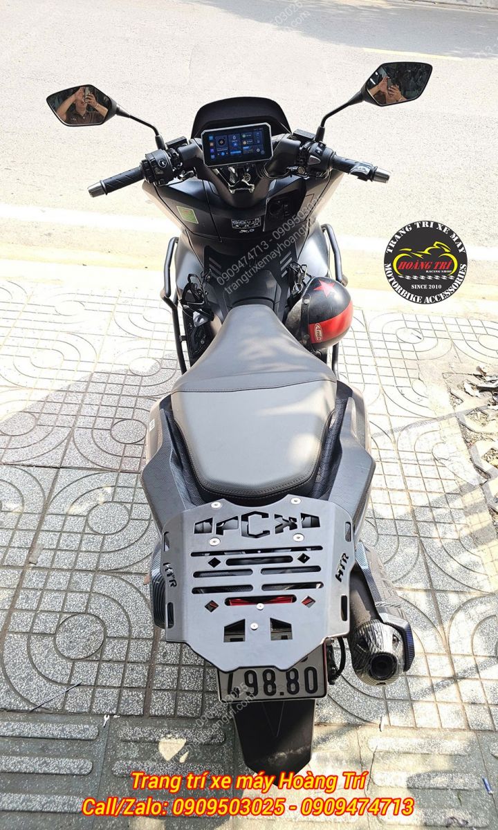 Tổng thể PCX 160 với combo màn hình Android T50M23 tại Hoàng Trí Shop