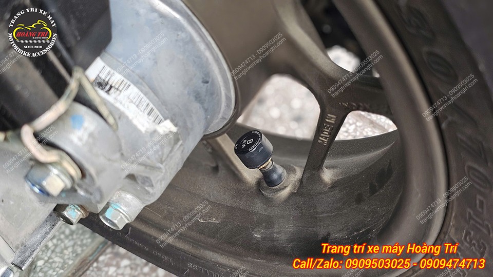 Giúp dễ dàng theo dõi áp suất lốp để di chuyển an toàn