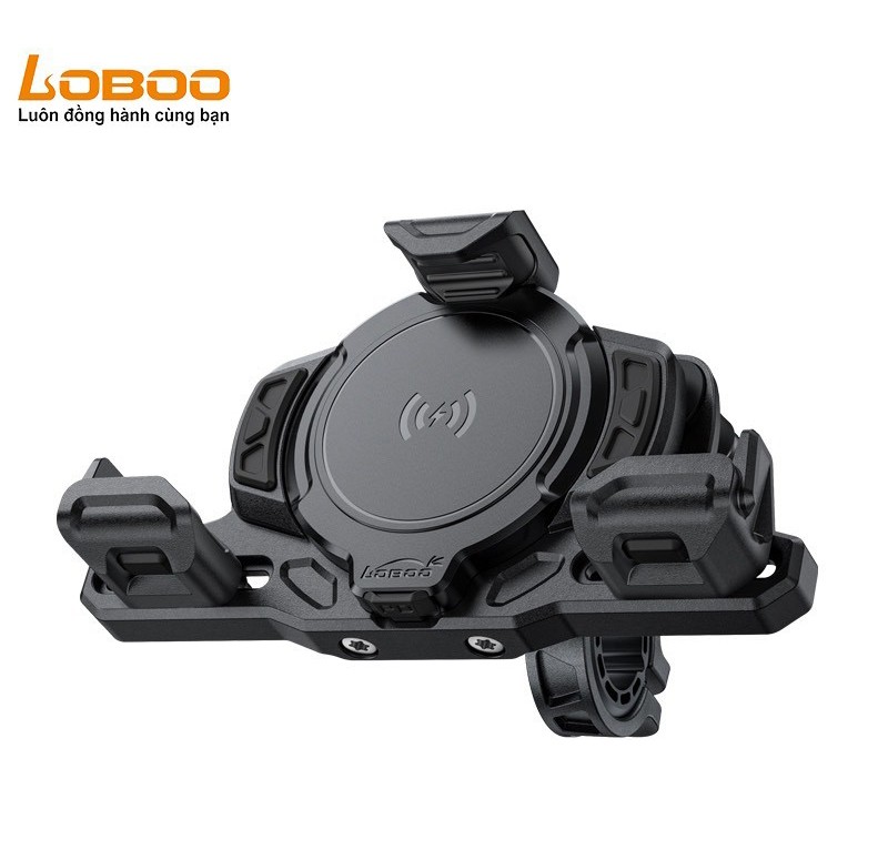 Cận cảnh thiết kế giá đỡ điện thoại Loboo P02S tích hợp sạc