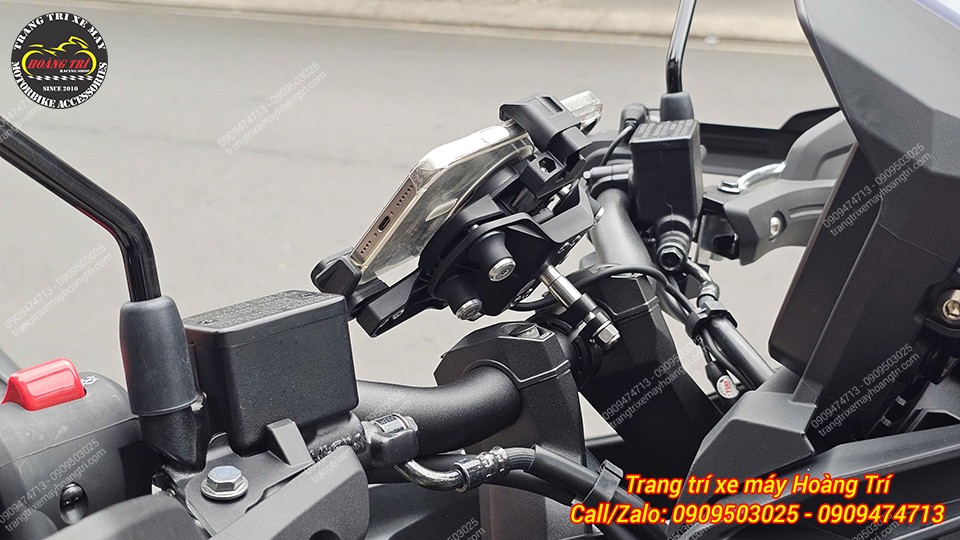 Giá đỡ kẹp chắc điện thoại, tương thích nhiều dòng máy