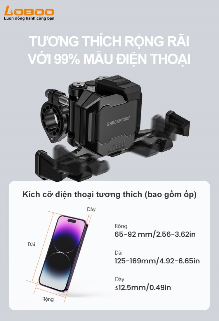 Phù hợp với nhiều dòng điện thoại khác nhau - Tương thích tốt