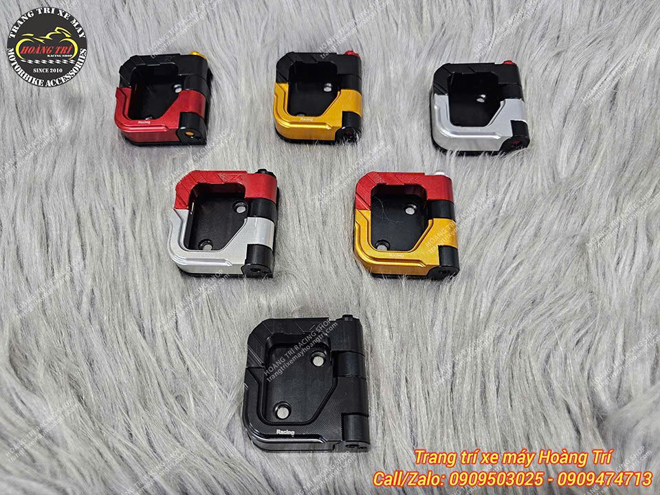 Cận cảnh móc nhôm CNC HTR-SH với nhiều màu sắc cho anh em dễ dàng lựa chọn