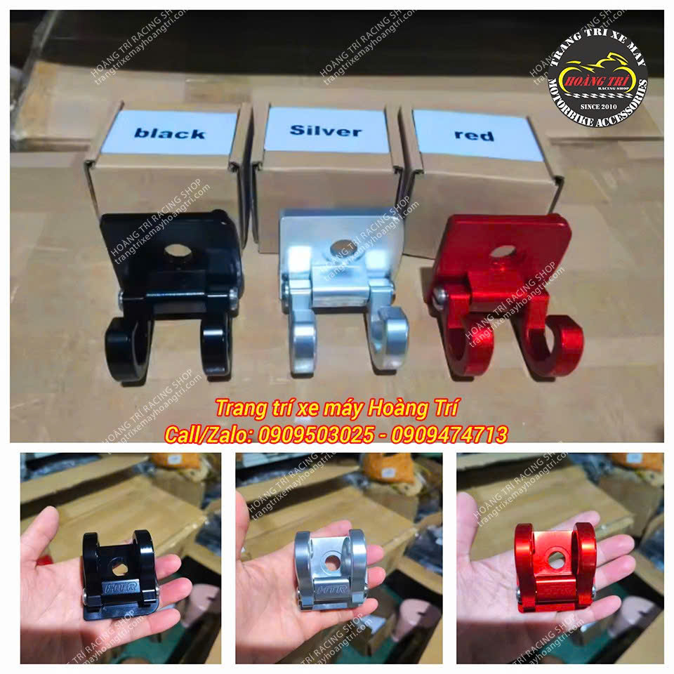 Thêm mẫu móc nhôm CNC HTR-Grande với 3 màu cơ bản phù hợp nhiều màu xe