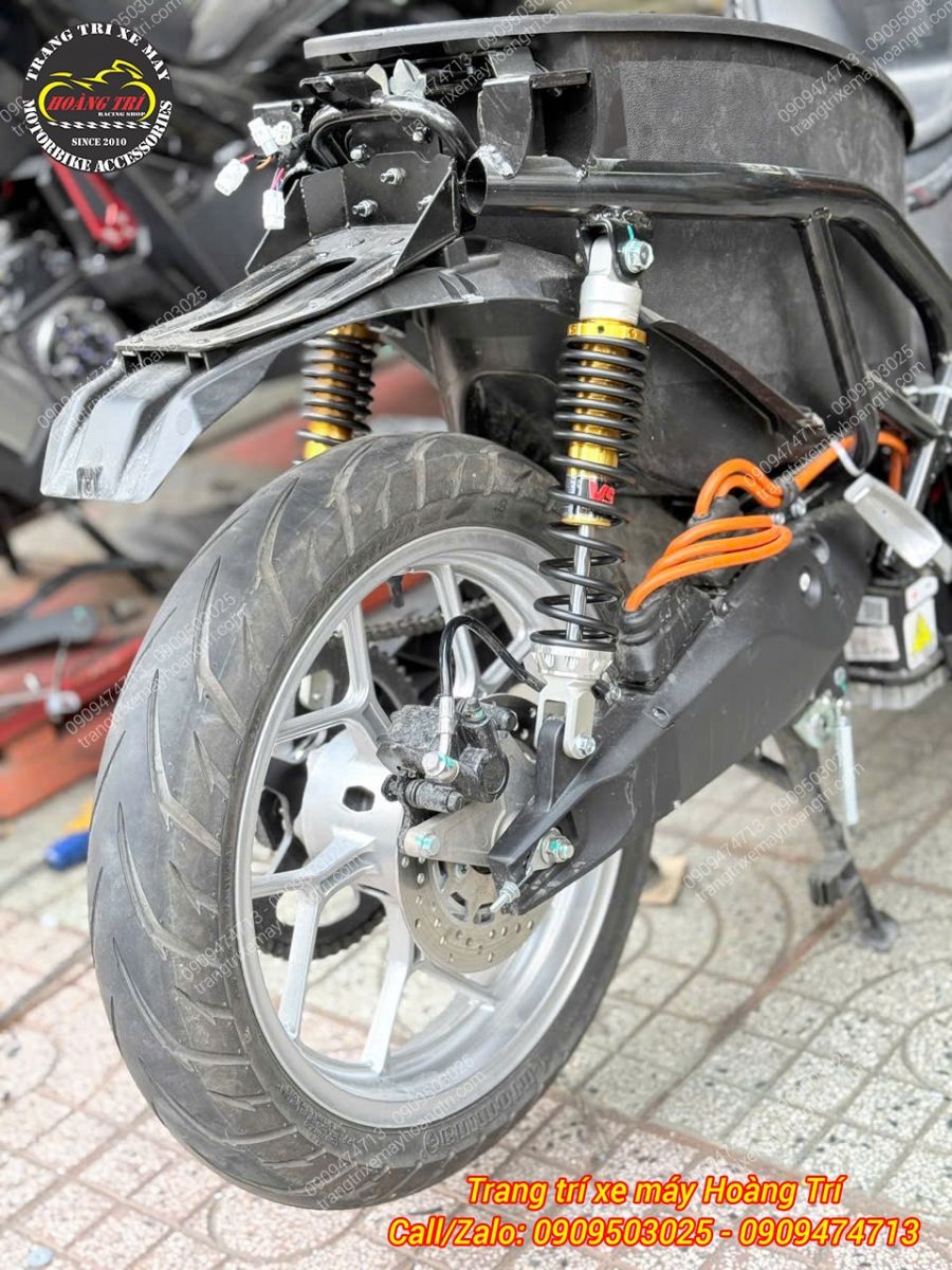 Không cần chế cháo, chỉ nâng cấp phụ kiện là lắp được phuộc chuẩn zin