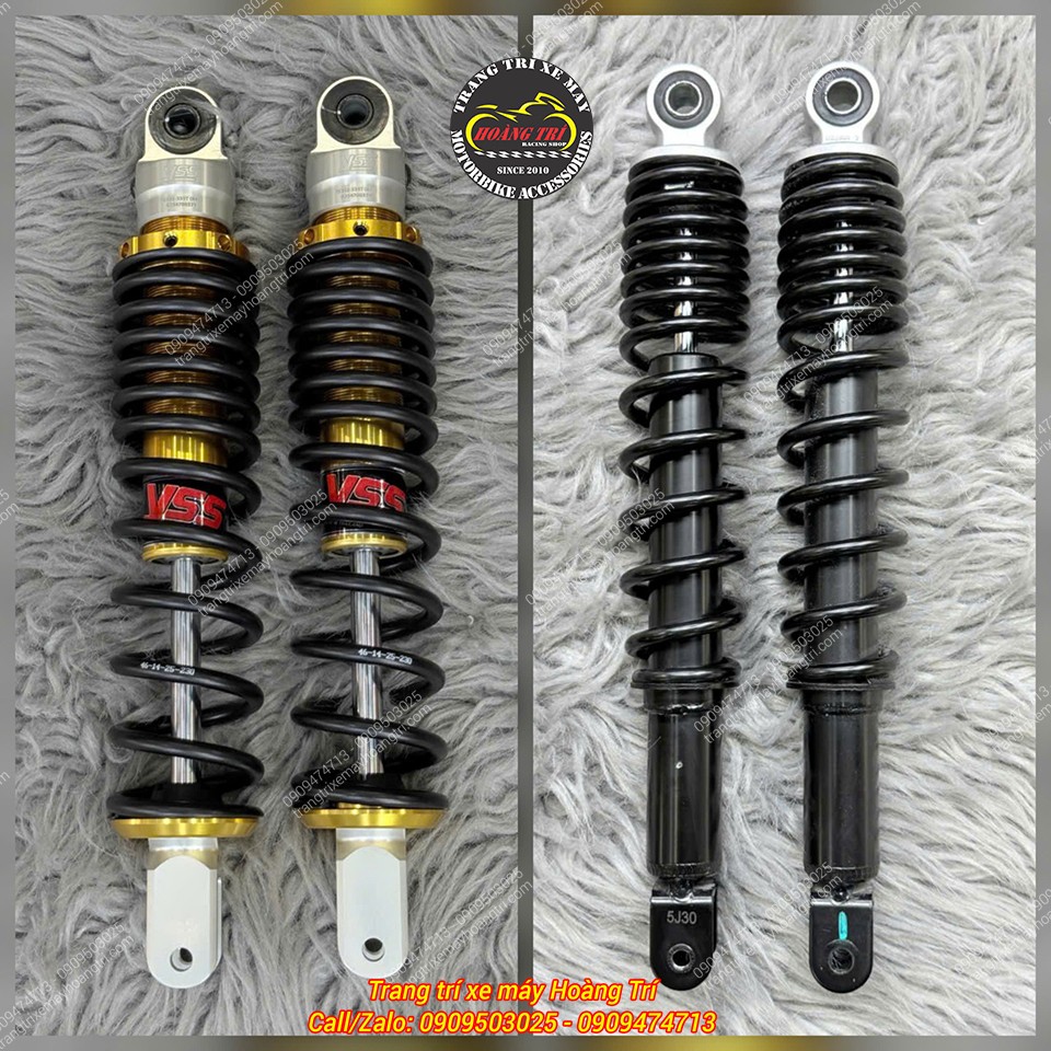 So sánh phuộc YSS G-Series không bình dầu với phuộc zin DatBike Quantum S3