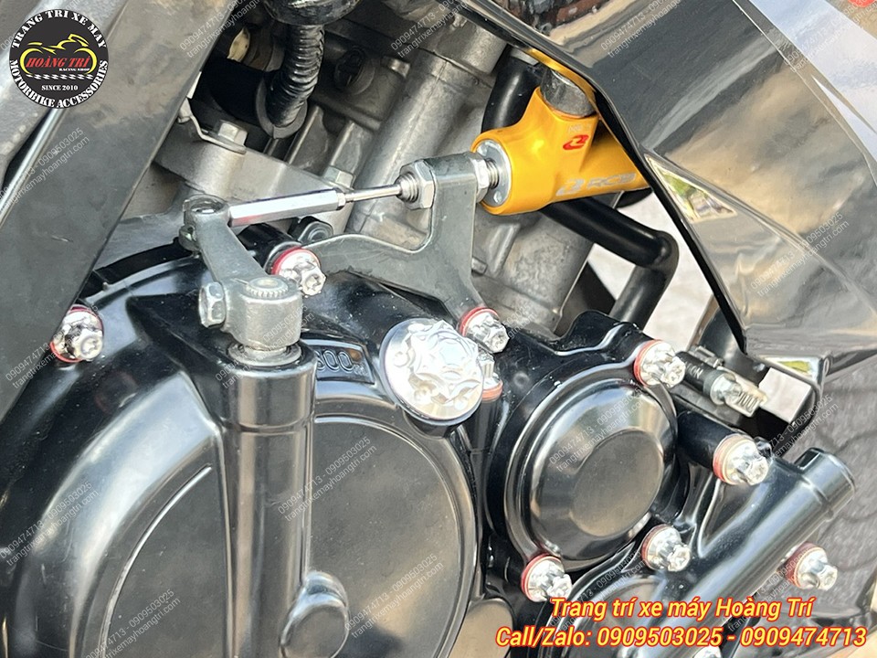 Cận cảnh ben dầu Racing Boy giúp bóp côn nhẹ nhàng hơn