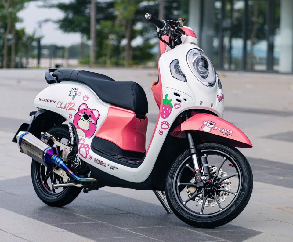 Anh em có nhu cầu nâng cấp Scoopy theo mẫu có thể lưu lại hình ảnh