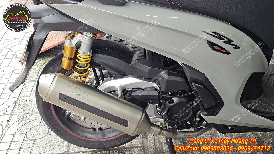 Điểm nhấn khác biệt của pô 4Road Carbon và pô 4Road