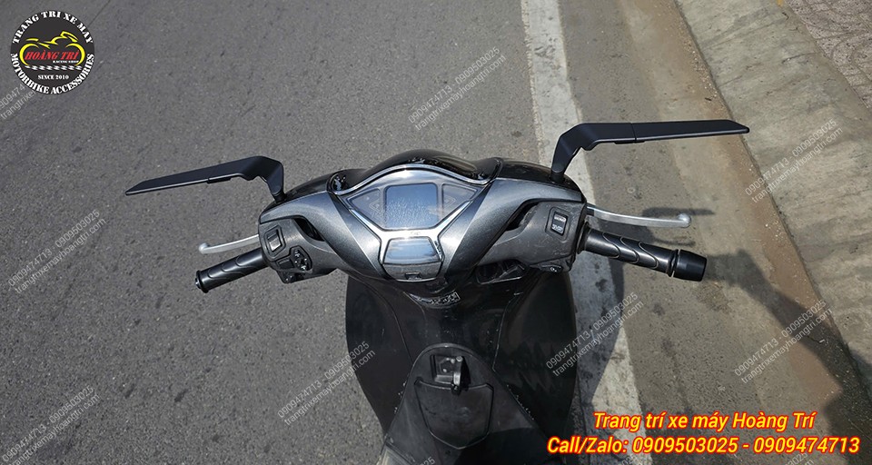 Có thể bẻ gập gọn lại mang đến kiểu cánh gió độc đáo mà sản phẩm mang đến