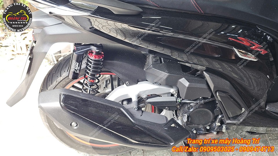 Phuộc có bình dầu giúp tăng hiệu suất nhún so với các dòng phuộc không được trang bị