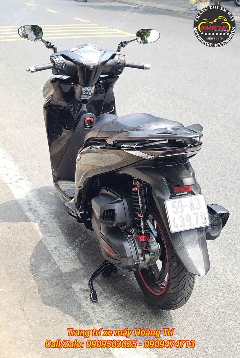 Góc view từ phía sau của phuộc YSS G-Sport nâng cao trải nghiệm