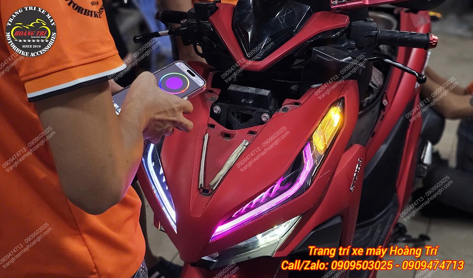 Có thể tùy chỉnh màu sắc LED Audi bằng điện thoại rất tiện lợi