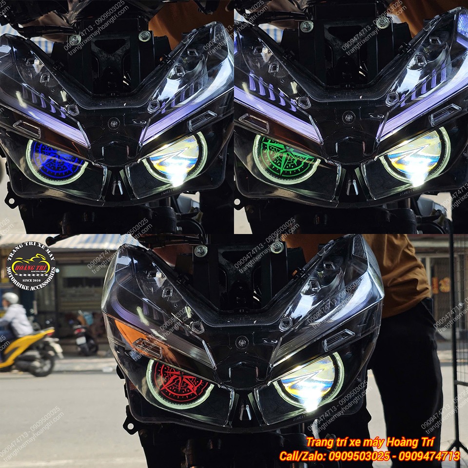 Cụm đèn pha đúc hoàn thiện giúp xe có diện mạo mới hiện đại và nổi bật hơn