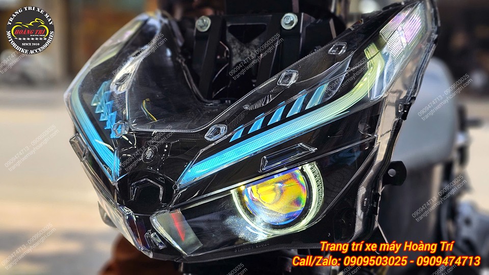 Chi tiết ánh sáng bi cầu rõ nét kết hợp LED tạo hiệu ứng ánh sáng rất thu hút