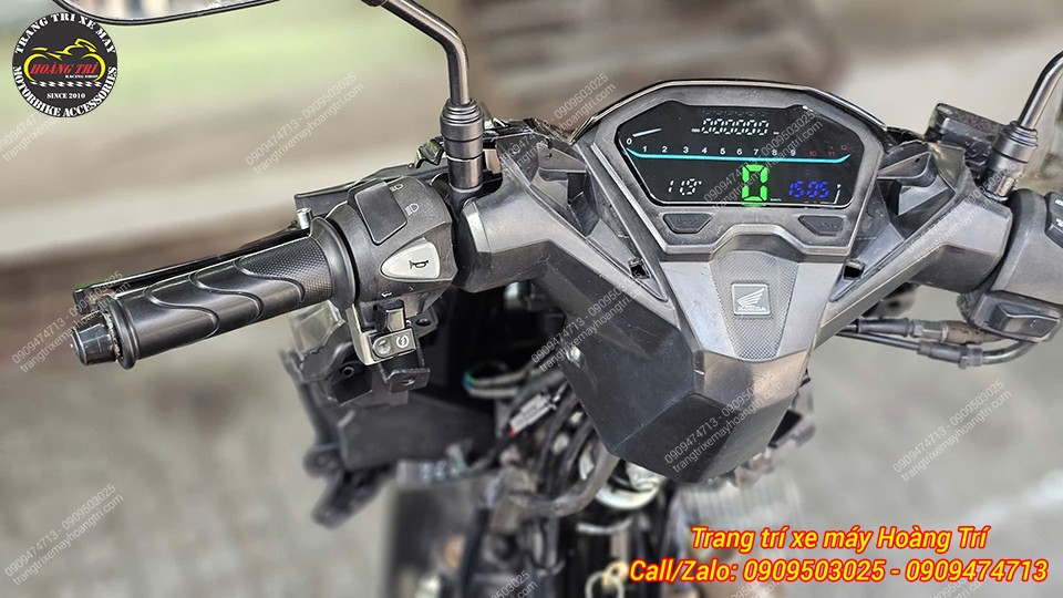 Tổng thể công tắc điều khiển lắp vị trí thuận tiện, dễ thao tác và sử dụng