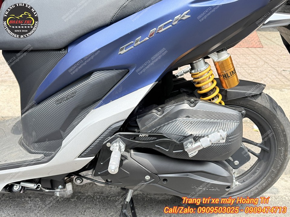 Có thể bật ra từng gác chân riêng biệt khi cần sử dụng