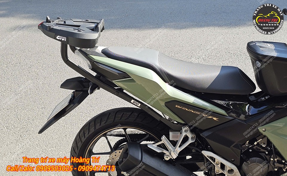 Thiết kế gọn gàng, không cần tháo cản zin vẫn lắp được