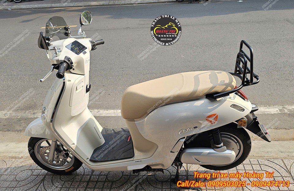 Tổng thể combo phụ kiện mang phong cách Vespa cho Yadea Osta