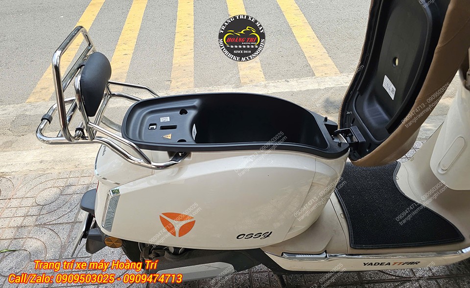 Sau khi lắp lại cốp xe, tổng thể trông gọn gàng và đẹp mắt