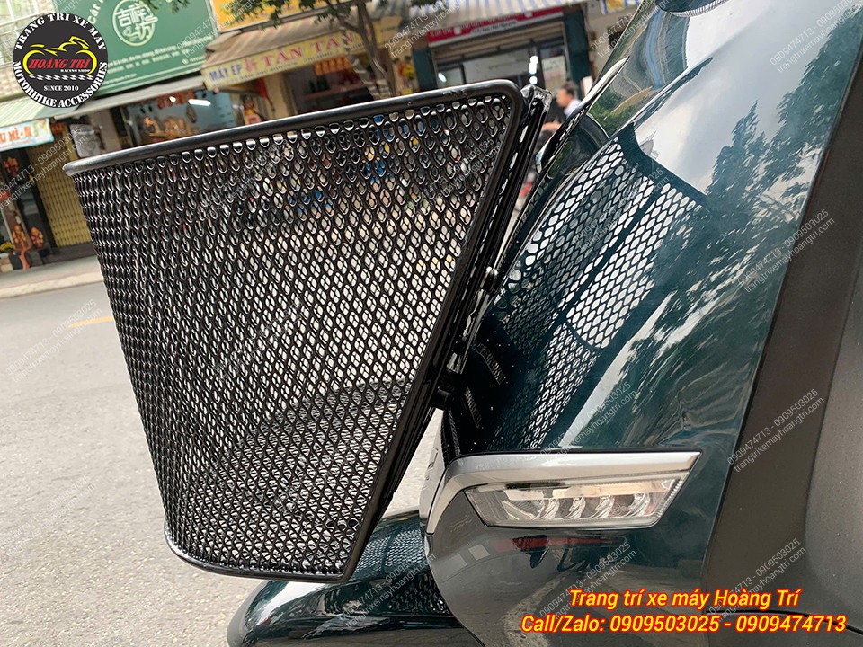 Rổ khá lớn phù hợp để được khá nhiều vật dụng cá nhân