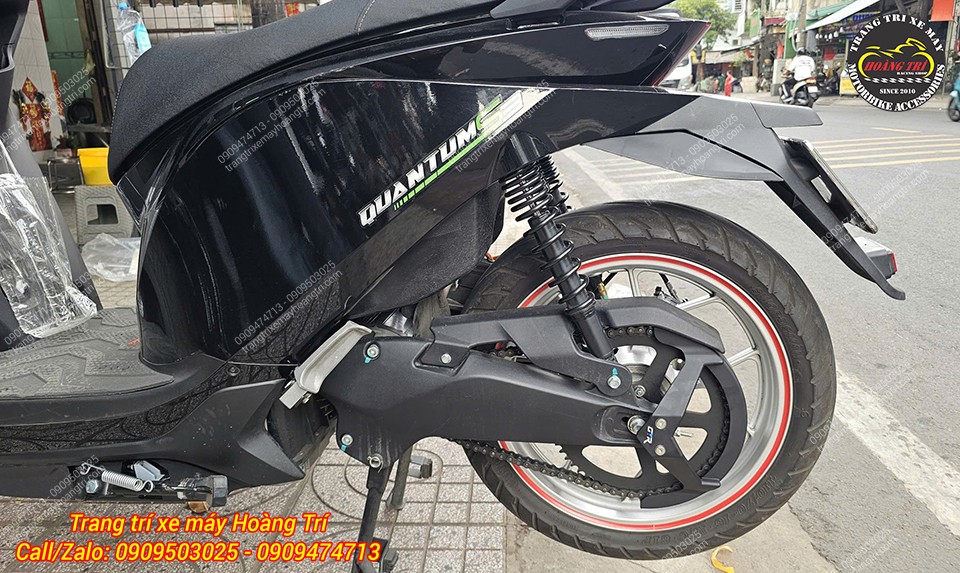 Che chắn sên và trang trí xe DatBike Quantum đẹp mắt và thu hút hơn