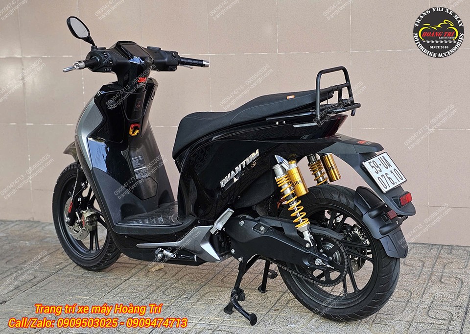 Phuộc với màu vàng gold nổi bật và đặc trưng mang đến trải nghiệm nhún êm ái