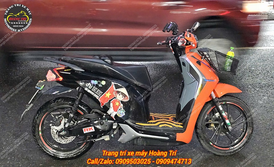 Tổng thể chiếc Quantum S0 của khách đã được độ nhiều phụ kiện trông cuốn hút