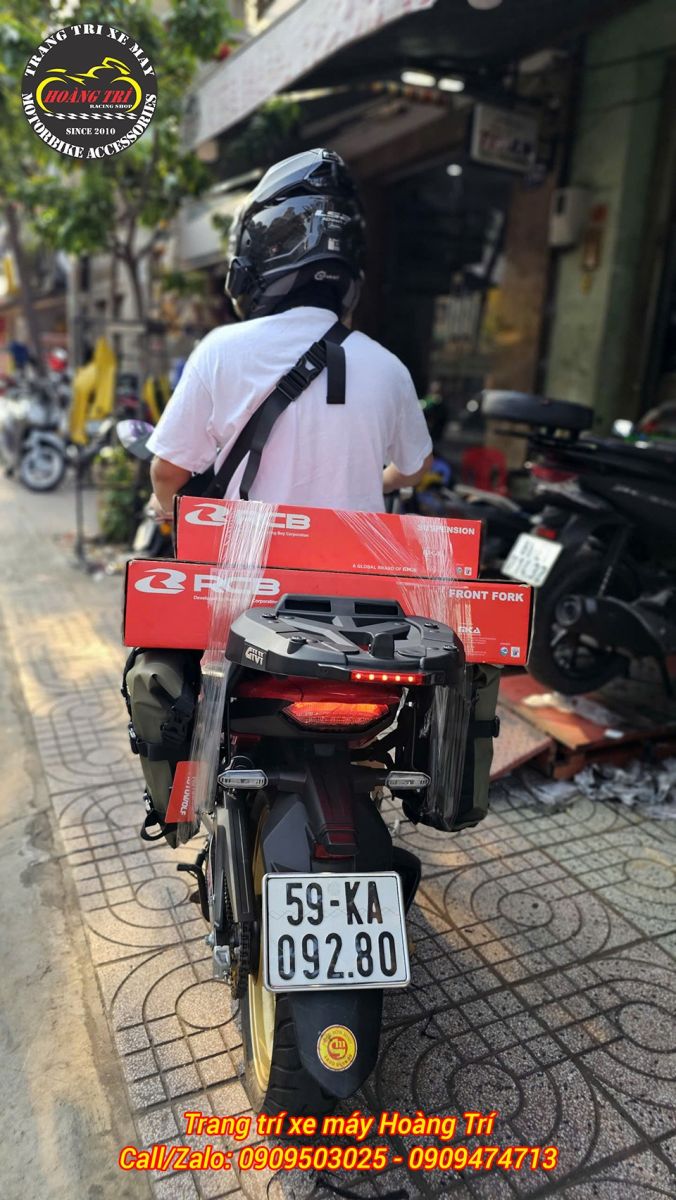 Cảm ơn anh khách đã tin tưởng nâng cấp nhiều phụ kiện cho chiếc xe của mình