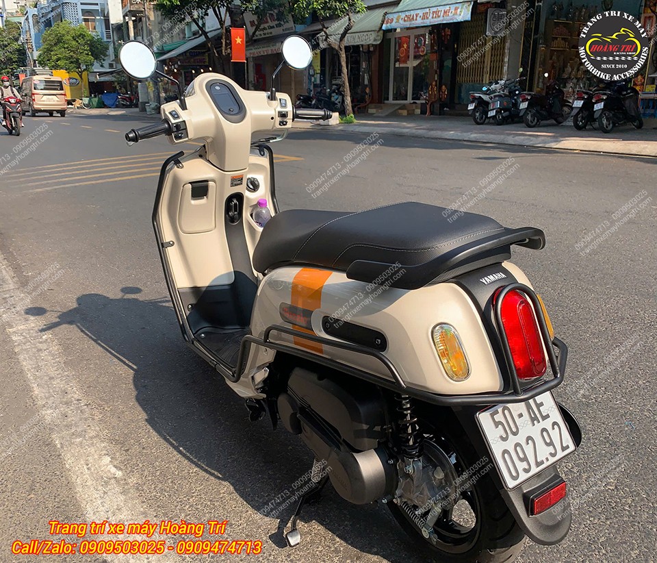 Tổng thể Fazzio 125 lắp khung bảo vệ trước sau tăng độ an toàn