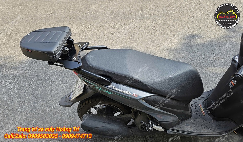 Góc nhìn ngang Freego với tựa lưng bật gấp tăng thẩm mỹ và tiện ích sử dụng