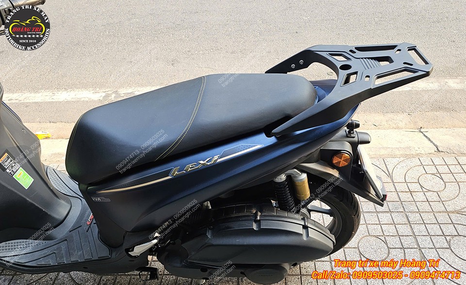 Baga sau nhôm đúc Yamaha Lexi thiết kế gọn gàng, cứng cáp, tăng tiện ích chở đồ mỗi ngày