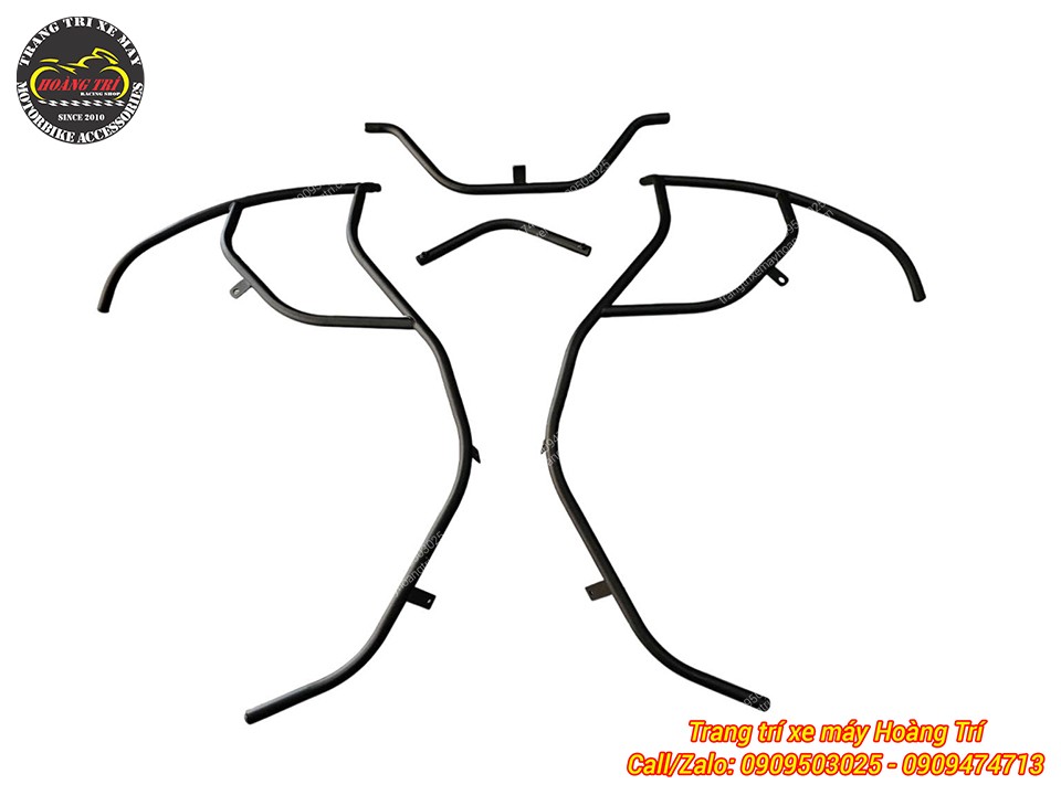 Chi tiết bộ khung chống đổ Lexi 155 dạng rời với các điểm bắt ốc chính xác, dễ dàng lắp đặt